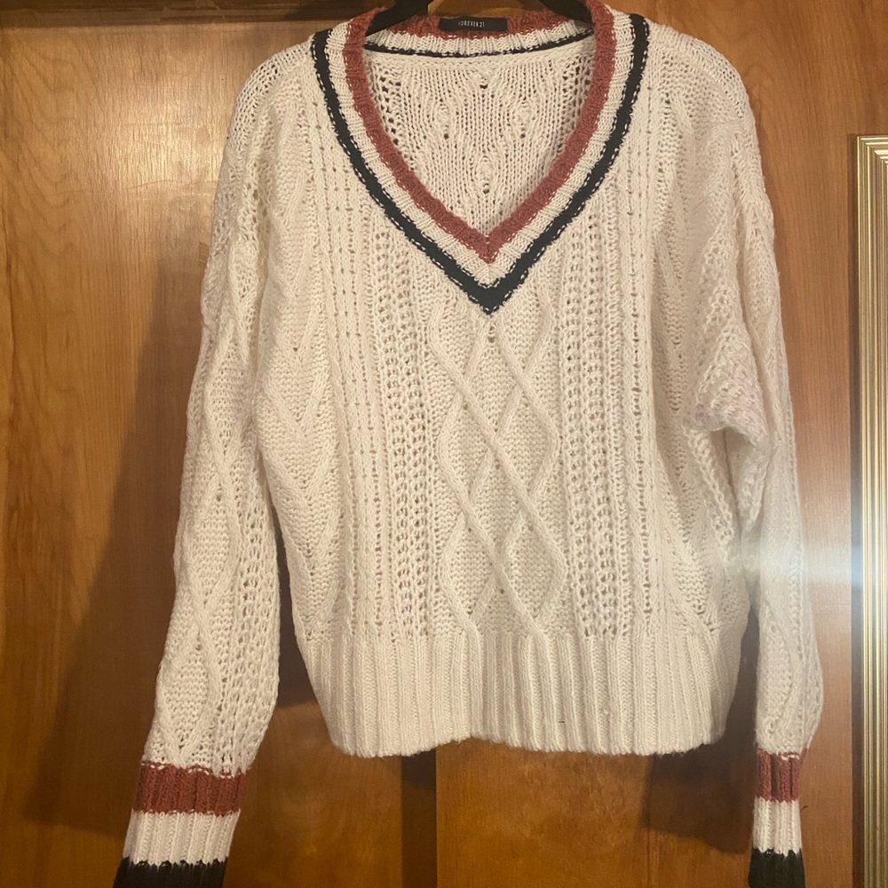 Ladies crop sweater